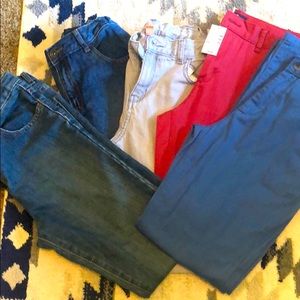 Boys size 14 Jeans and Chinos all included.